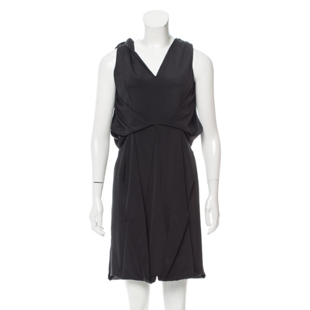 Black Doo.Ri silk knee length dress